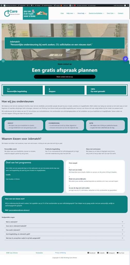 Jobmatch - Stichting Care Almere